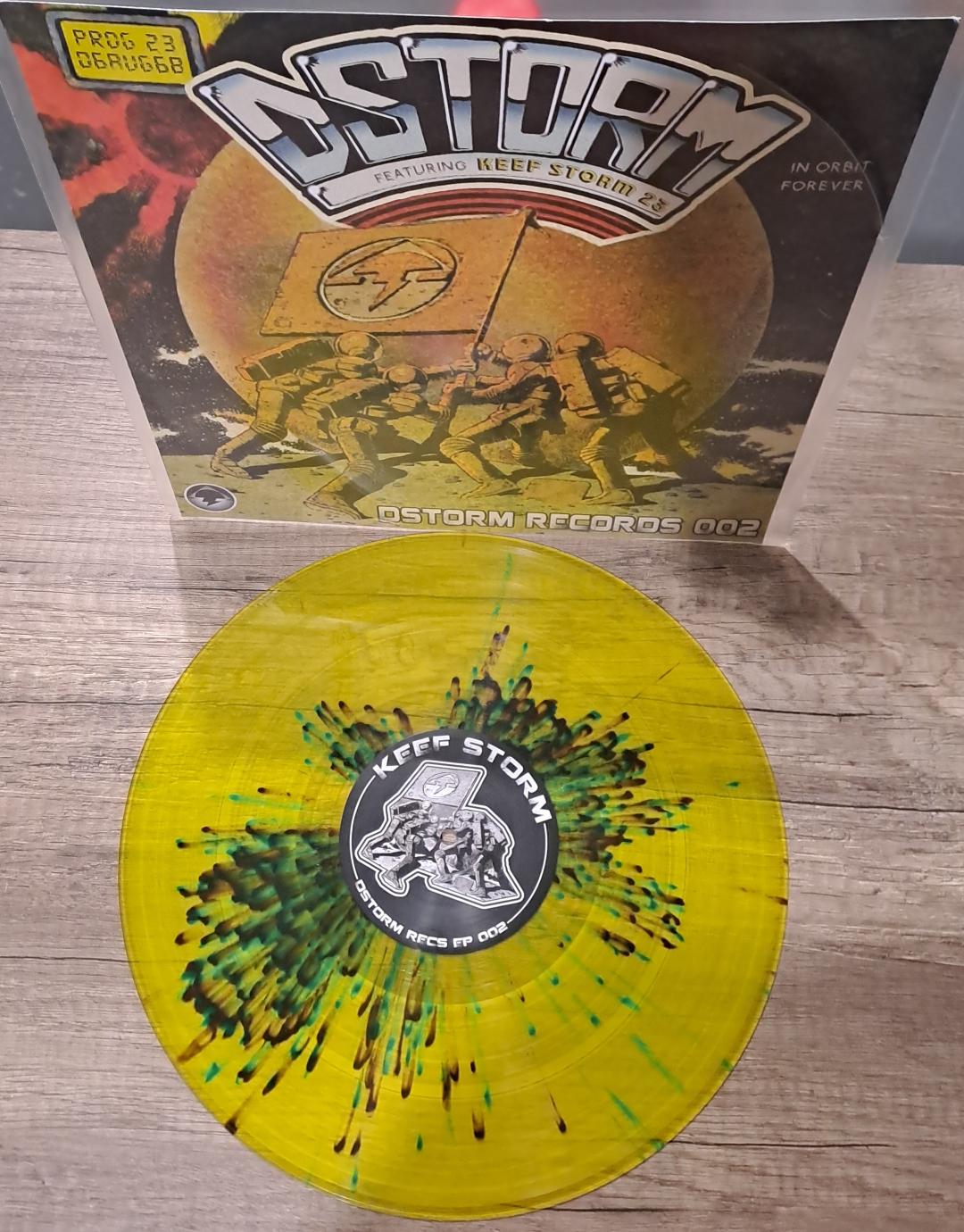 Desert Storm EP 002 RP (Jaune éclaboussé) - vinyle break